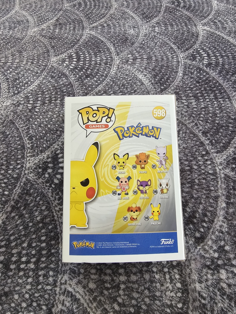 Funko Pop! Pikachu Angry Face Vinyl Figure - Yellow, Red, Black NWOT - Picture 3 of 3